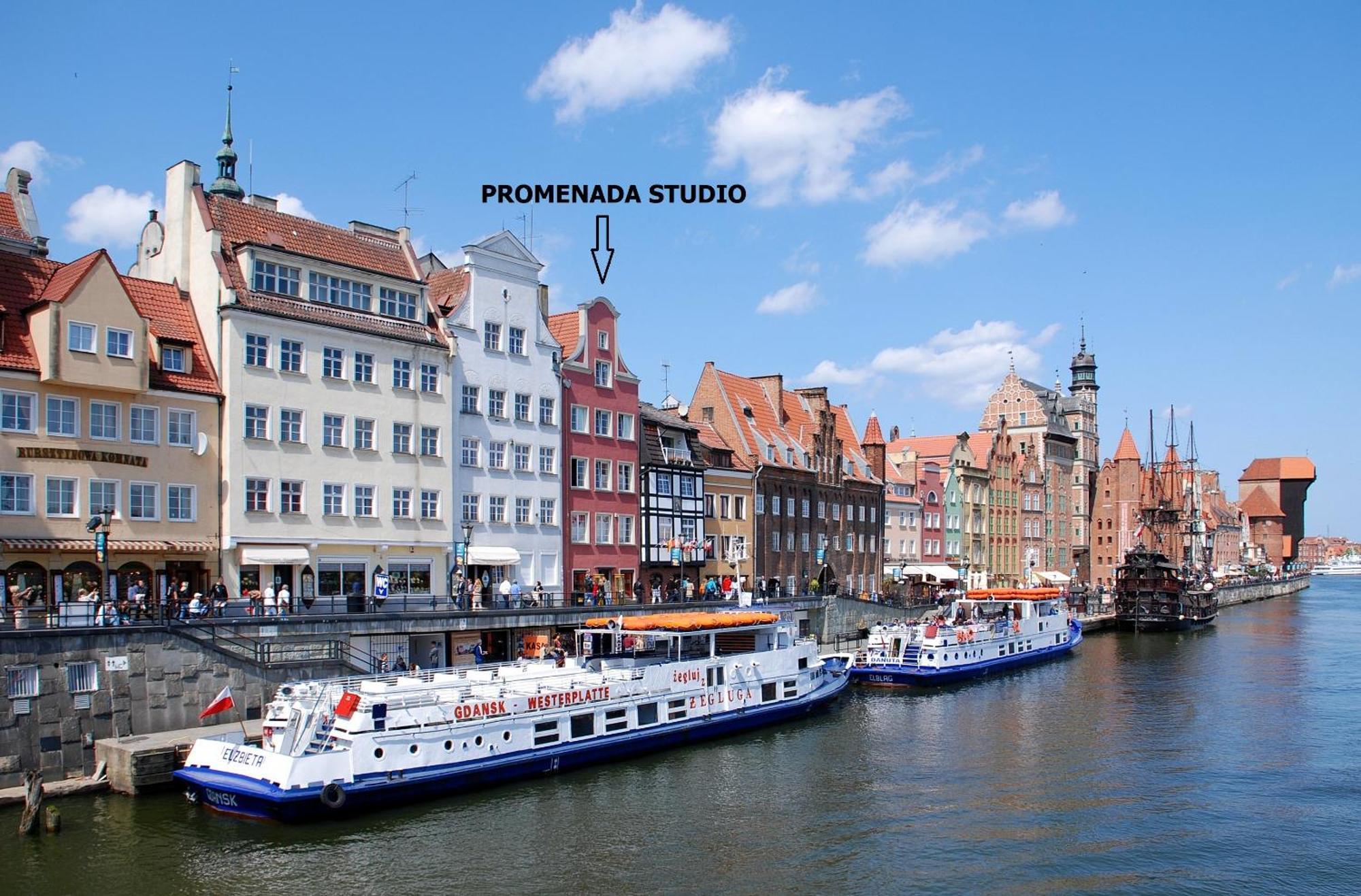 Apartament Promenada Studio Gdańsk Zewnętrze zdjęcie